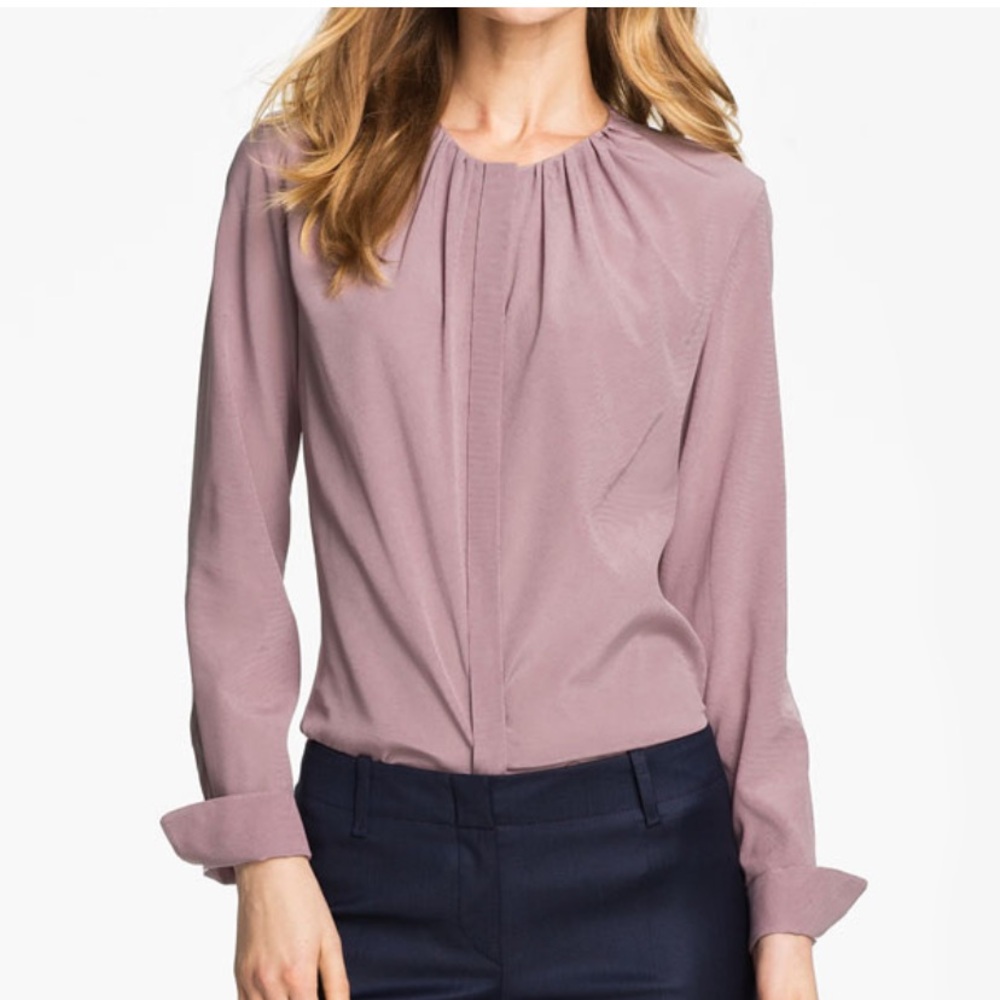 Boss Hugo Boss Mauve Silk Top
